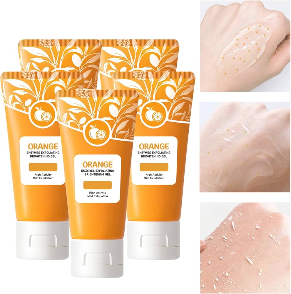 Orange Enzymes Exfoliating Brightening Gel LF16-35 | Gentle Face Scrub for Glowing Skin