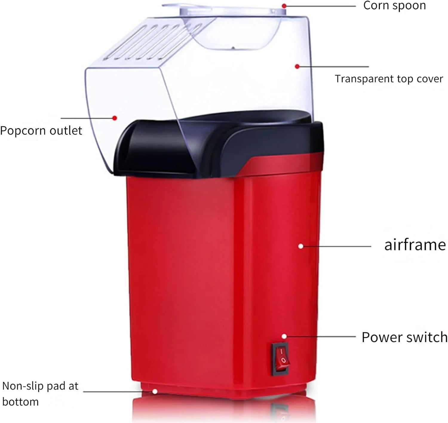 Hot Air Popcorn Maker