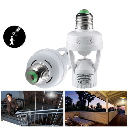 E27 Automatic Infrared Motion Sensor Lamp Socket
