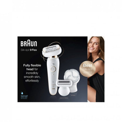 Braun Silk-Épil 9 Flex 9030 Epilator White/Gold