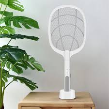 Mini USB Rechargeable Mosquito Racket with UV Light for Home & Office