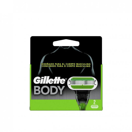 Gillette Body Replacement Razor Blades x2