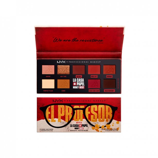 LIMITED EDITION: NYX Pro Makeup La Casa De Papel Color Palette